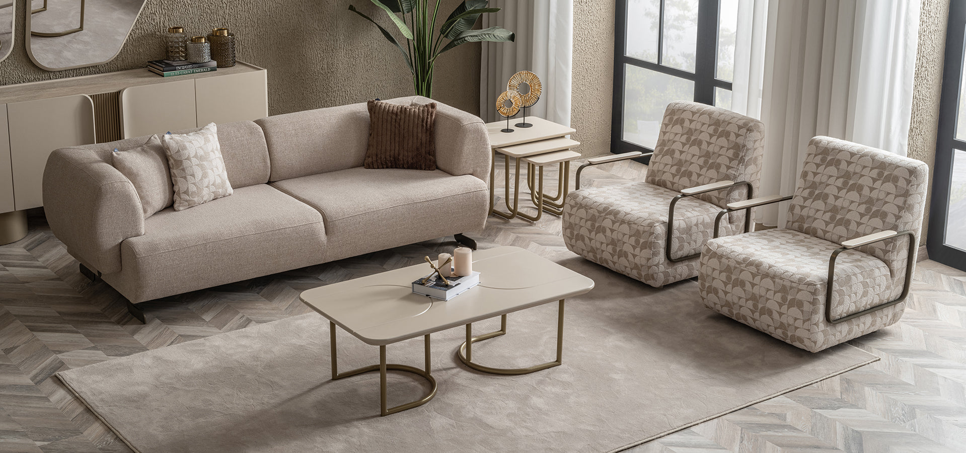 Холова гарнитура ALANYA 3+3+1