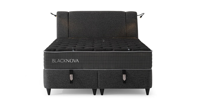 BLACK NOVA BED + BLACK NOVA MATTRESS