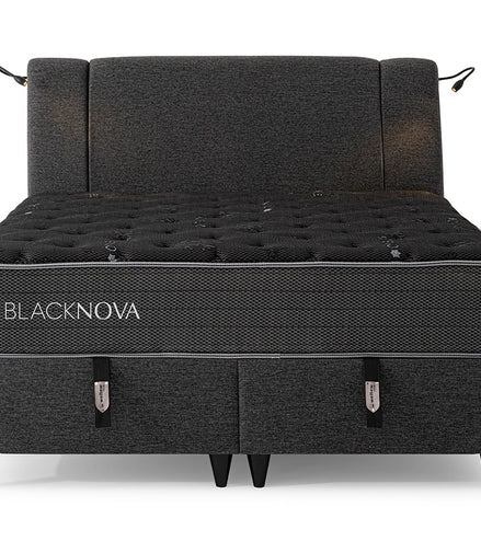 BLACK NOVA BED + BLACK NOVA MATTRESS
