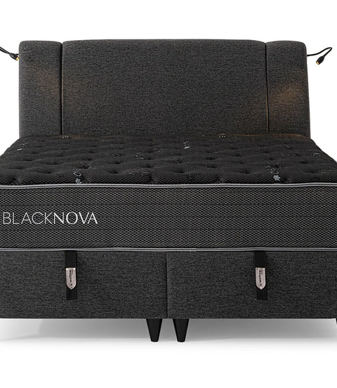 BLACK NOVA BED + BLACK NOVA MATTRESS