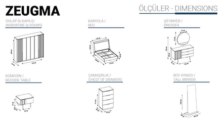 ZEUGMA Спален комплект 